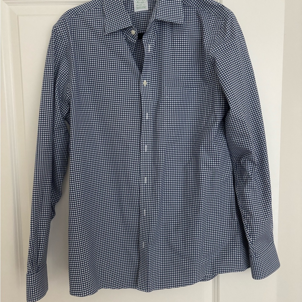 Brooks Brothers Blue Dress Shirt Classic Fit